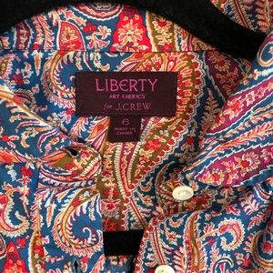 Liberty J.Crew women’s button down shirt